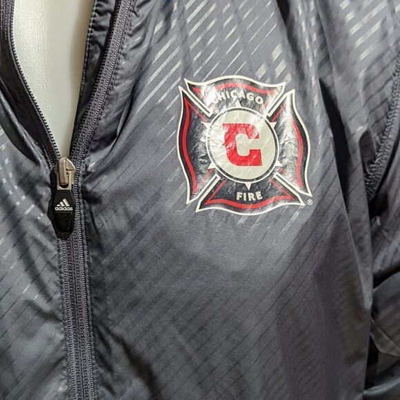 Adidas Chicago Fire Windbreaker Jacket Sz. S - Picture 4 of 8